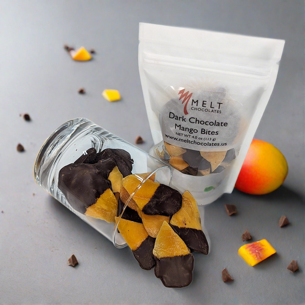 Dark Chocolate Mango Bites
